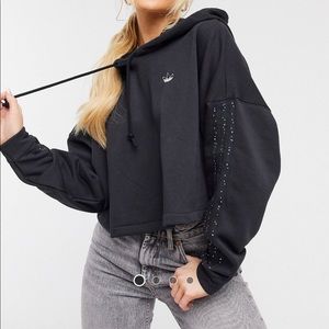Adidas originals cropped sweatshirt